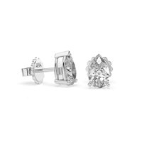 Earrings Ama Woman Alba in White Gold Diamante Lab Grown AMA-OR-201-122-1-D-LG1.05